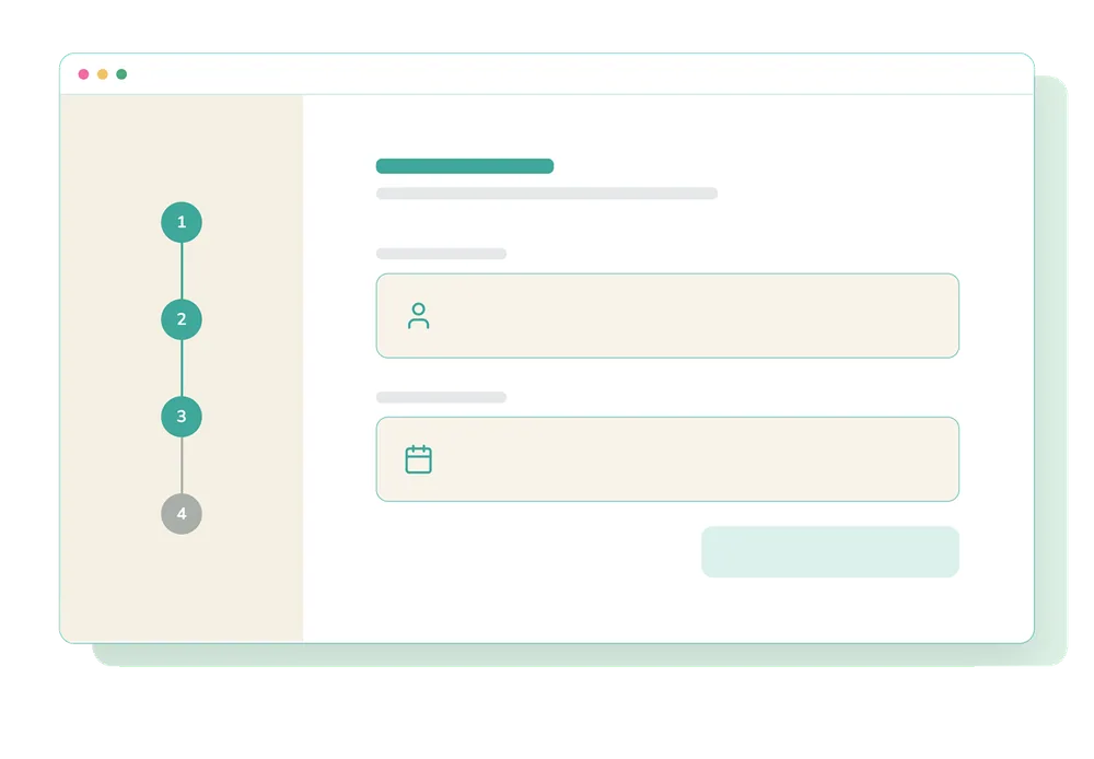 The Hispir Care app showing a parent creating a care request